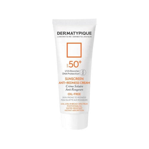 کرم ضد آفتاب بی رنگ پوست قرمز و حساس SPF50 درماتیپیک